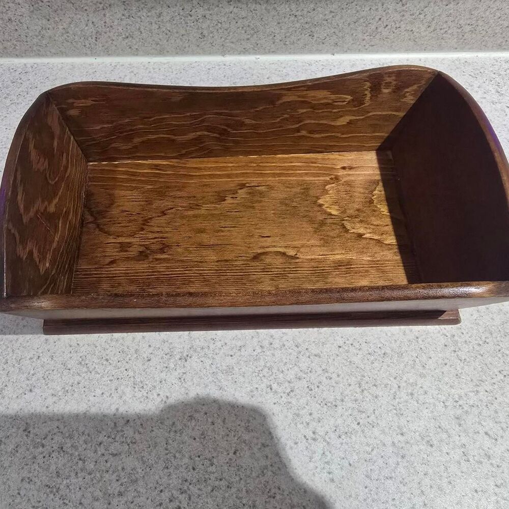WOODEN CATCH ALL TRINKET TRAY